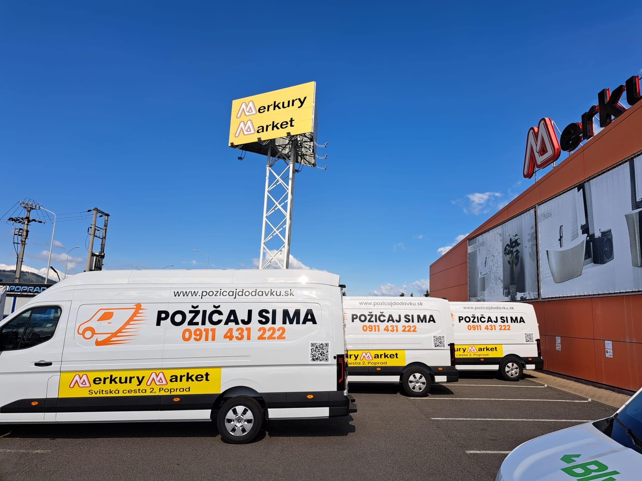 Dodávky na prenájom v Poprade